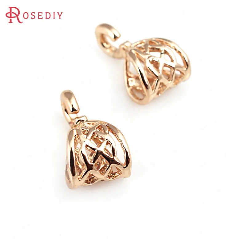 Латунное ожерелье с покрытием 24 каратным золотом 6 шт. 5x12 5 мм|diy jewelry accessories|jewelry