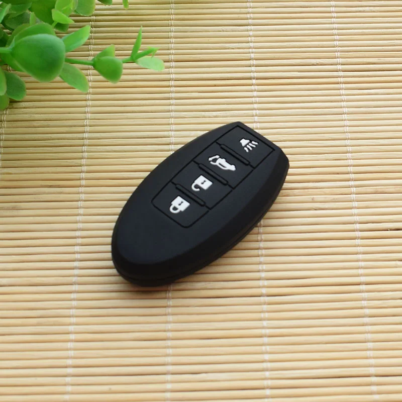 Для стайлинга автомобилей Силиконовые чехлы для ключей чехол с 4 кнопками Infiniti EX