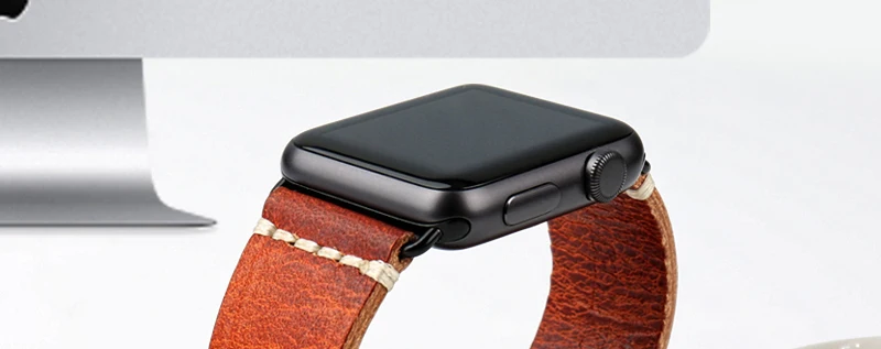 MAIKES часы аксессуары из натуральной коровьей кожи для Apple Watch 42 мм, 38 мм, версия наручных часов iWatch, ремешок 44 мм 40 мм серии 4/3/2/1 Браслеты