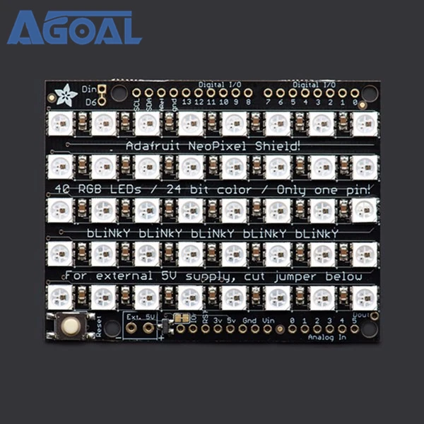 CJMCU 40 бит 5x8 WS2812B 5050 RGB светодиодный драйвер макетная плата 5*8 Бесплатная доставка |