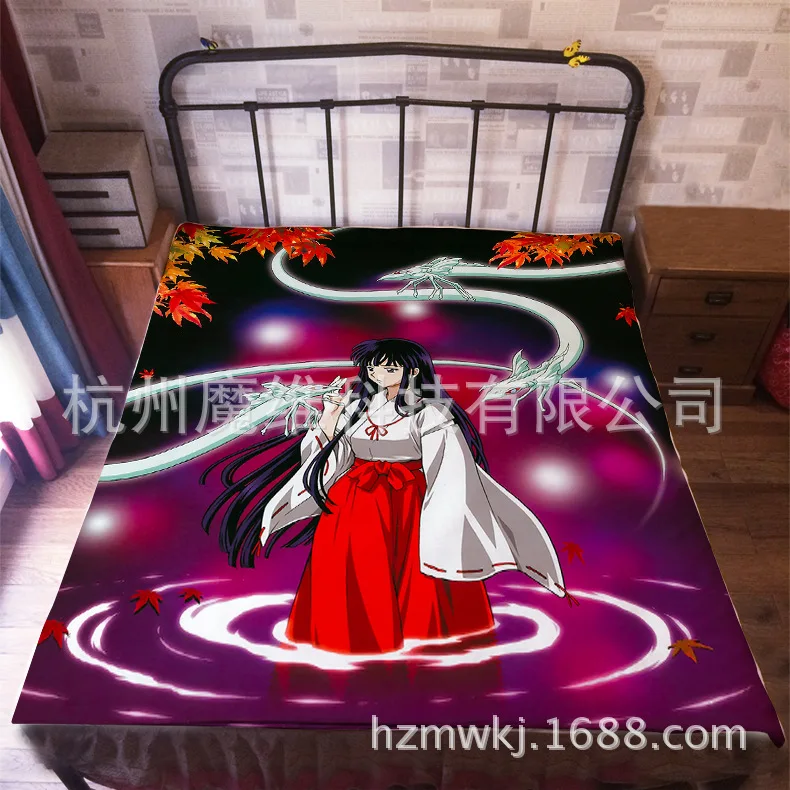 120*200 см Япония Аниме Инуяша фланель Одеяло на кровать Мантас Ванна плюшевые
