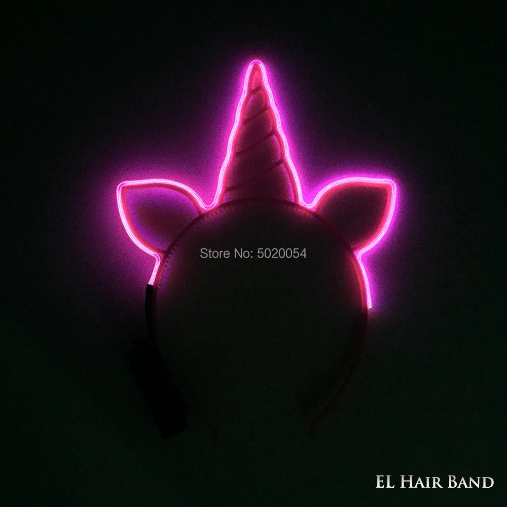 Обруч для волос холодсветильник EL Хэллоуина реквизит вокала концерта товары