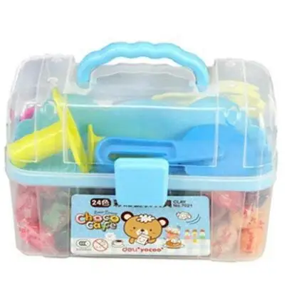 Разноцветный игривый глиняный креативный Набор 24 цветов для теста Kawaii