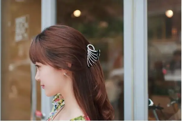 Новинка 2017 элегантные аксессуары для волос в виде павлина женщин и девушек