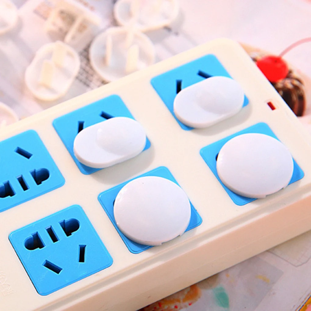 20 шт./компл. Детская электрическая розетка с резиновой крышкой | Мать и ребенок