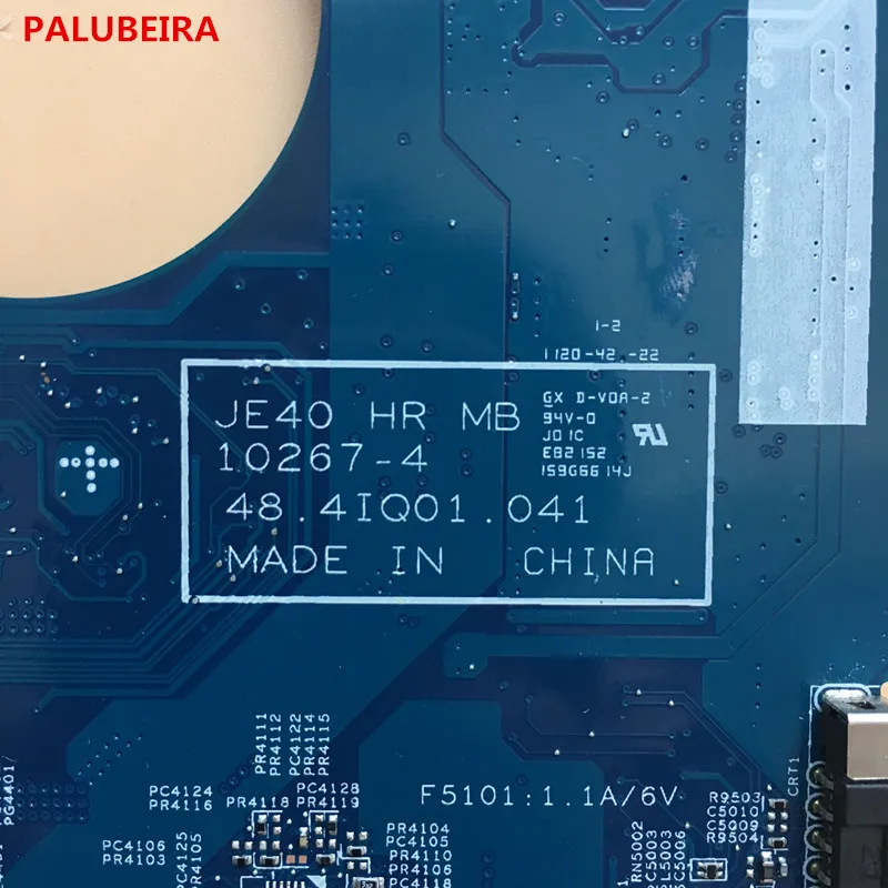 PALUBEIRA Бесплатная доставка Для Acer 4750 4750G 4755G 4752G loptop материнская плата JE40 HR MB 48.4IQ01.041