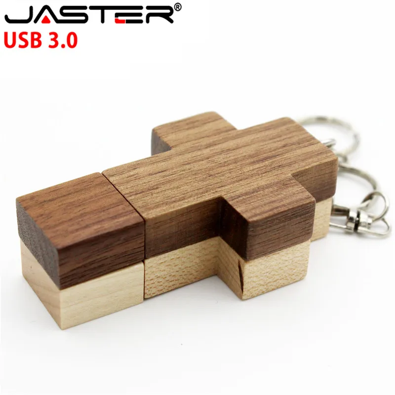 JASTER USB 3 0 логотип клиента деревянный Флешка usb-накопитель в виде деревянного