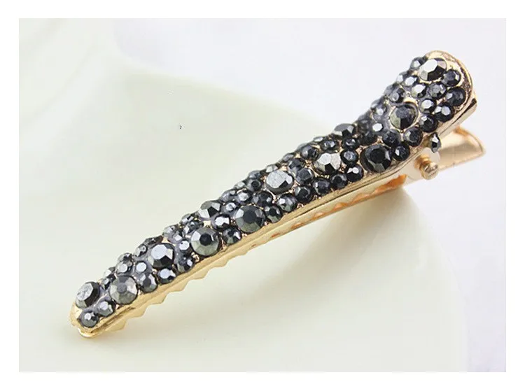 5 шт./партия простые заколки для волос со стразами заколка утка с шипами|Шпильки и