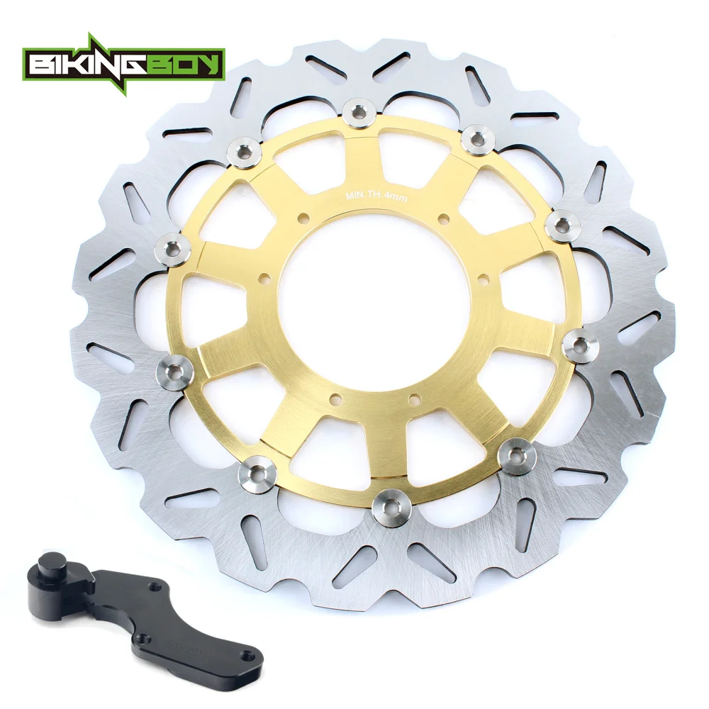 BIKINGBOY Oversize 125 мм спереди Диск Ротора кронштейн для CR 250 R E CRF 450 SUPERMOTARD 320 450X17 16 15 14 13 |