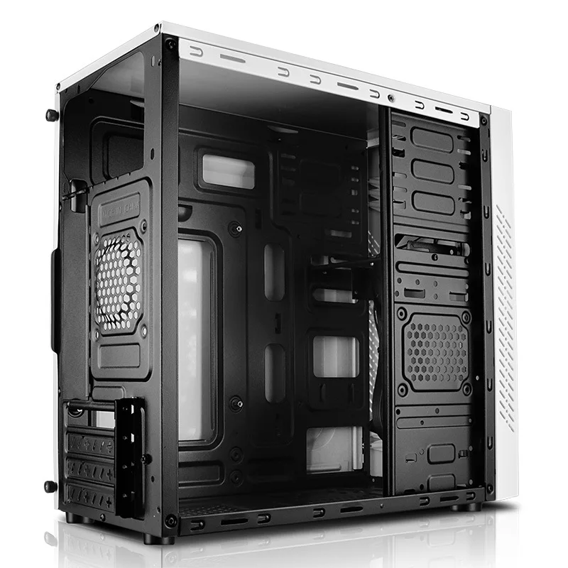 Мини ПК игровой компьютерный чехол шасси RGB светящийся Настольный вертикальный MicroATX, ITX материнская плата геймера для дома и офиса gabinete computador
