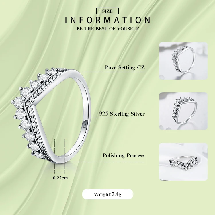 2019 новая распродажа Настоящее серебро 925 пробы капля воды прозрачный CZ составное