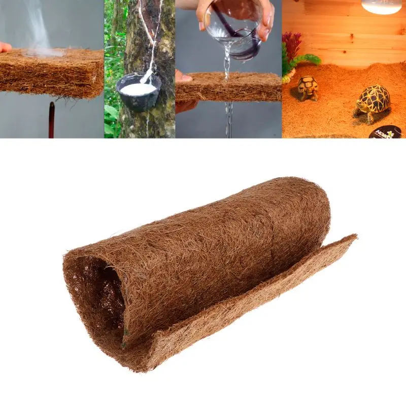 

Reptile Coconut Pad Cushion Breathable Soft Natural Reptile Case Pet Supplies Habitat For Spider Lizard Snake Turtle