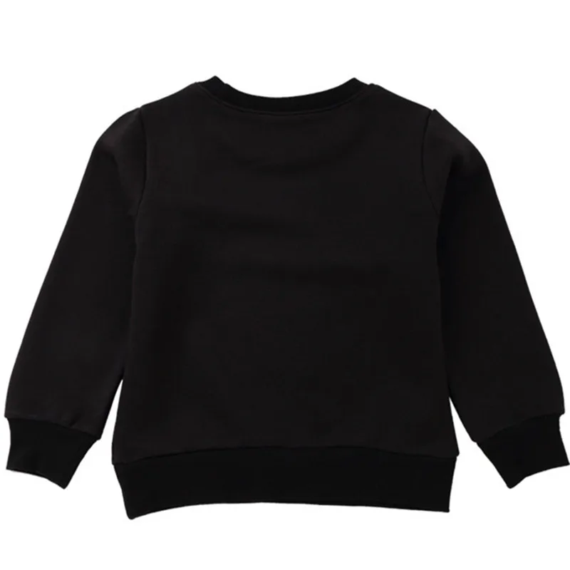 Топы для девочек футболки с длинным рукавом мальчиков со сменными блестками