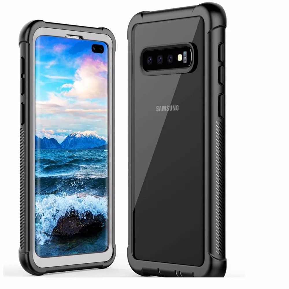 Чехол для Samsung S10 + Прочный сверхпрочный бампер армированный чехол без встроенной