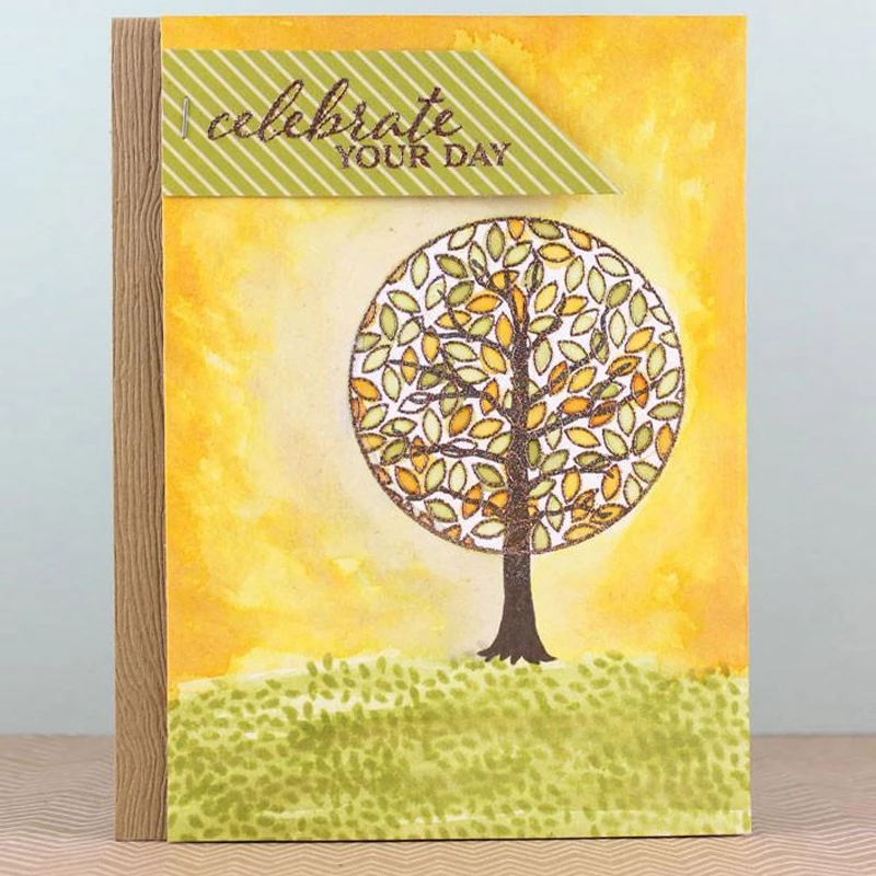 Letters Tree Leaf Transparent Clear Silicone Stamp/Seal for DIY Scrapbooking/Photo Album Decorative Card Making Stamps | Дом и сад