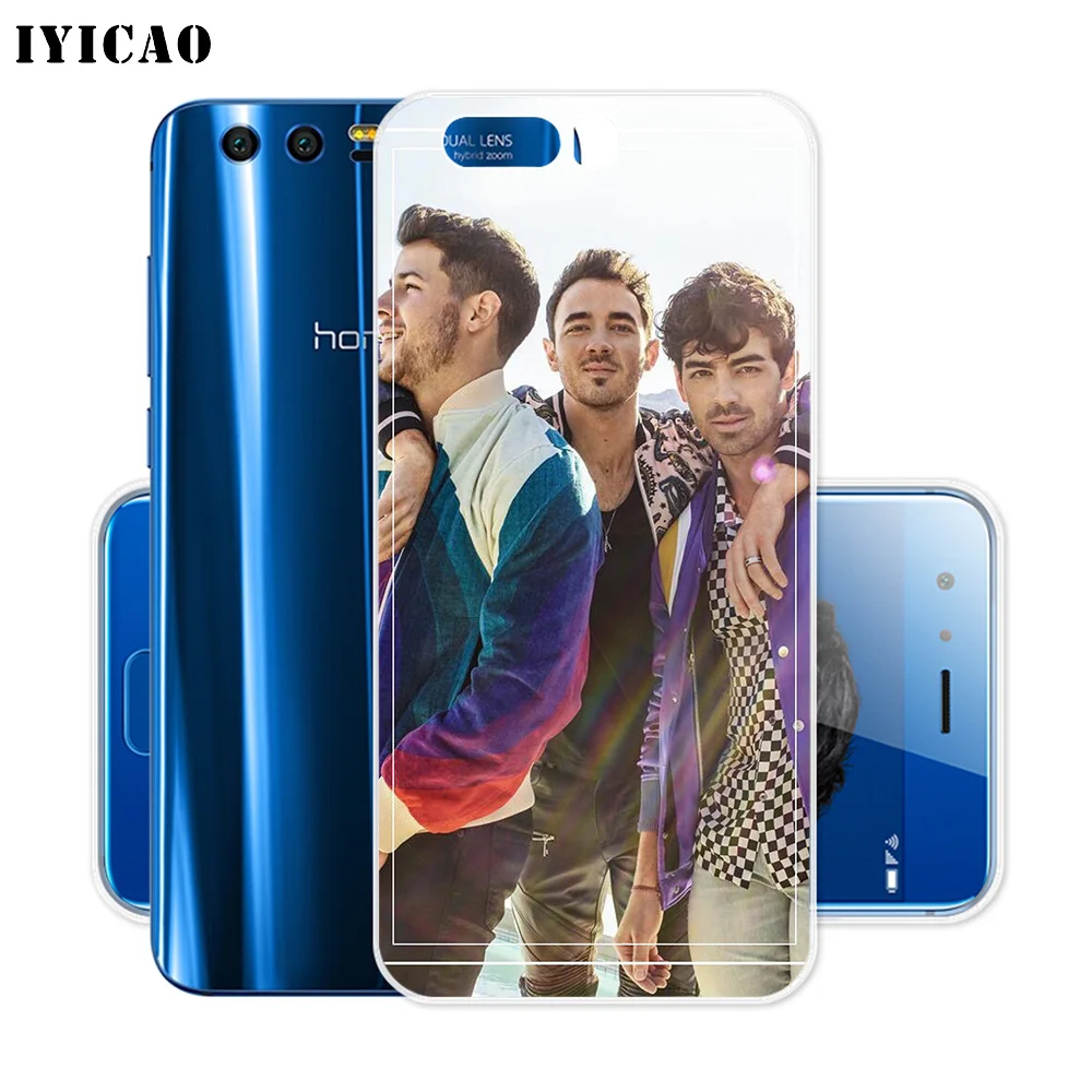 Мягкий силиконовый чехол IYICAO Rock band Jonas Brothers для Huawei Y9 Y7 Y6 Prime 2018 Honor 8C 8X 8 9 10 Lite 7X 7C 6A 7A