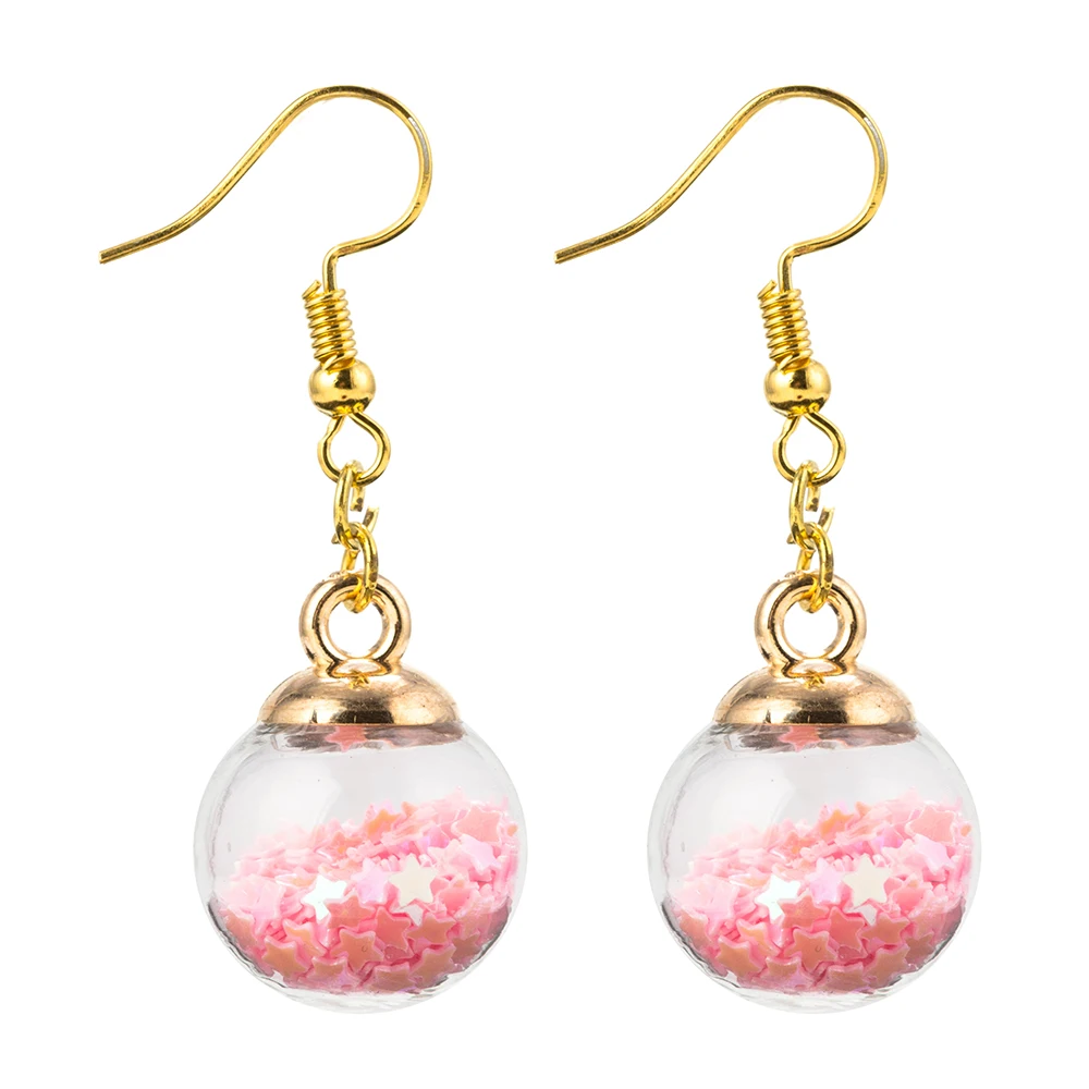 MEIBEADS модные серьги из сплава обруч красочные стеклянные шикарные звезды для