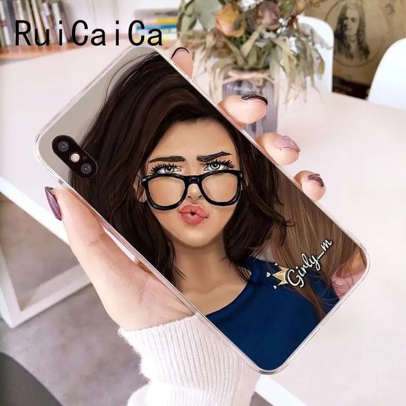 Чехол для телефона RuiCaiCa best friend forever lovers мягкий резиновый чехол из ТПУ iPhone 8 7 6 6S Plus X