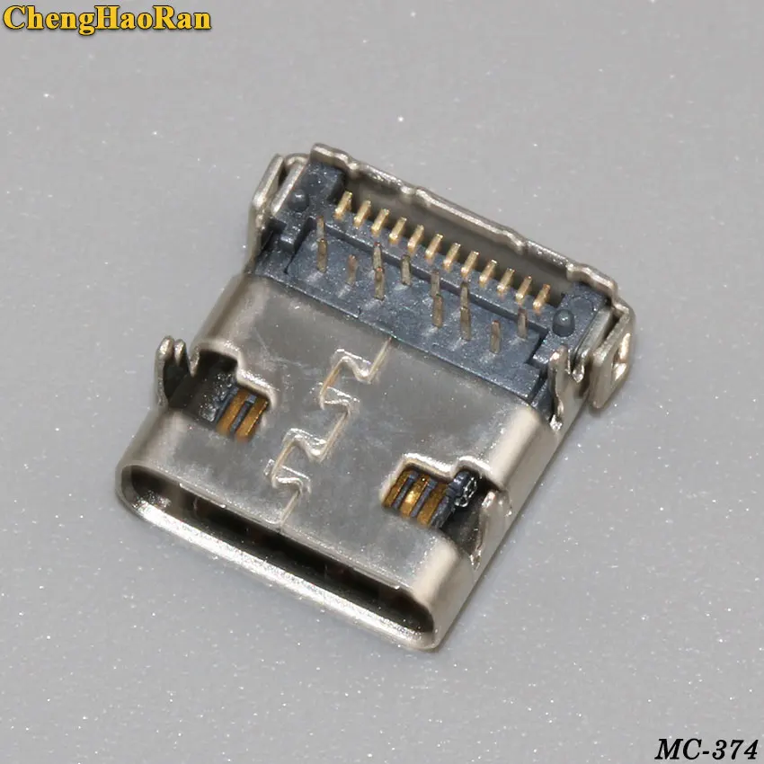ChengHaoRan 1pcs High Speed USB 3.1 Type C Female 24Pin 4Legs PCB Mount Solder Socket Connector | Обустройство дома