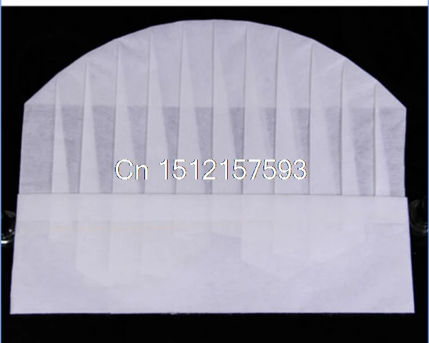 20 шт. (2 дюжины) Профессиональные одноразовые шапки шеф-повара из белой бумаги |