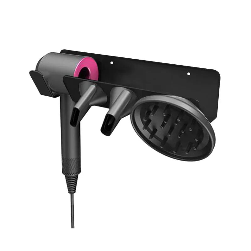 Dyson сверхзвуковой фен для волос настенный держатель, самовосaвающиеся Фены кронштейн для штепсельной вилки, диффузор и сопла Органайзер