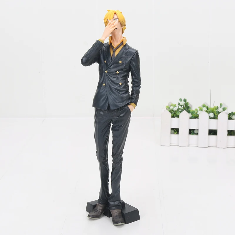 blacksanji oppbag 15-25 см аниме одна деталь обезьяна д Луффи туз король художника ророноа Зоро Санджи brinquedos фигурка модель игрушки рождественские подарки - Цвет: blacksanji oppbag