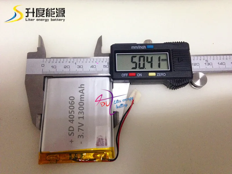 SD405060 литий ионный аккумулятор 405060 3 7 В 1300 мАч для gps устройств|3.7v li-ion rechargeable