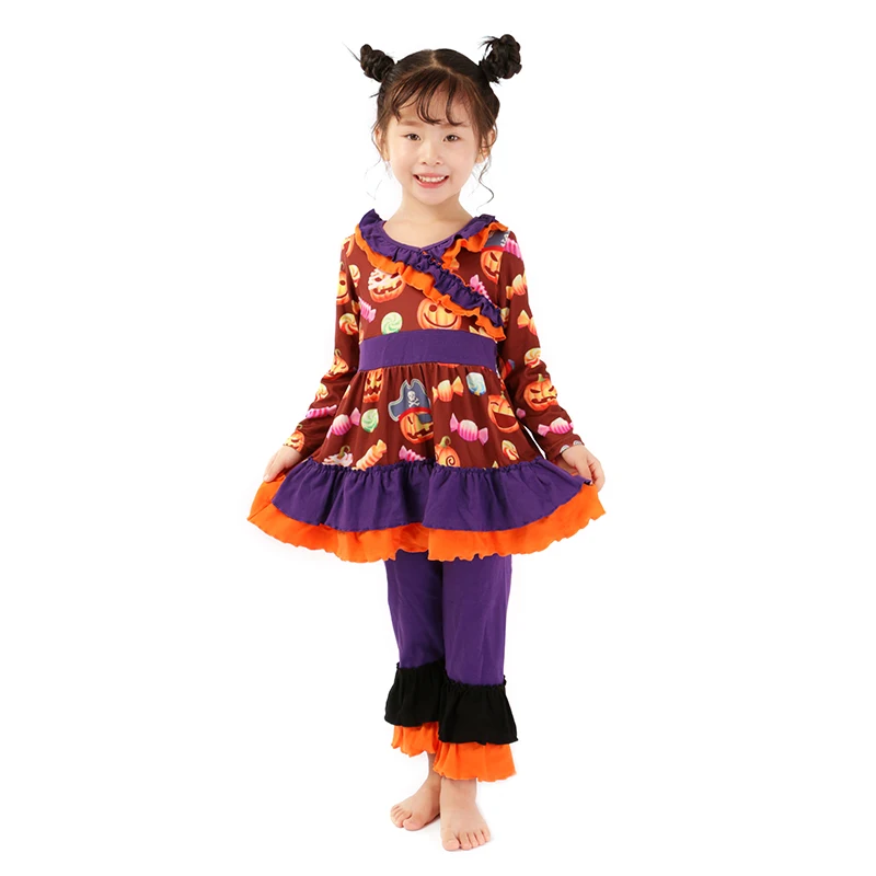 Новинка 2018 Очаровательная одежда для вечевечерние НКИ на Хэллоуин маленьких
