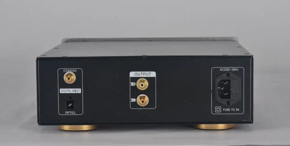DAC 2895 алюминиевый Железный ЦАП Декодер коробка усилитель мощности шасси/корпус