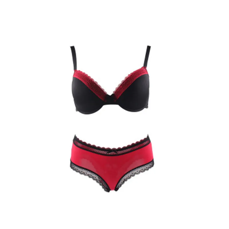 Из двух предметов 2017 г. пикантные Для женщин Кружево бюстгальтер Краткие Наборы