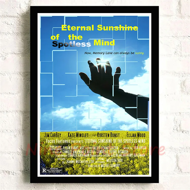 Jim Carrey Eternal Sunshine of the Spotless Mind бумага с покрытием печатает плакат HD изображение украшение дома гостиная бескаркасная