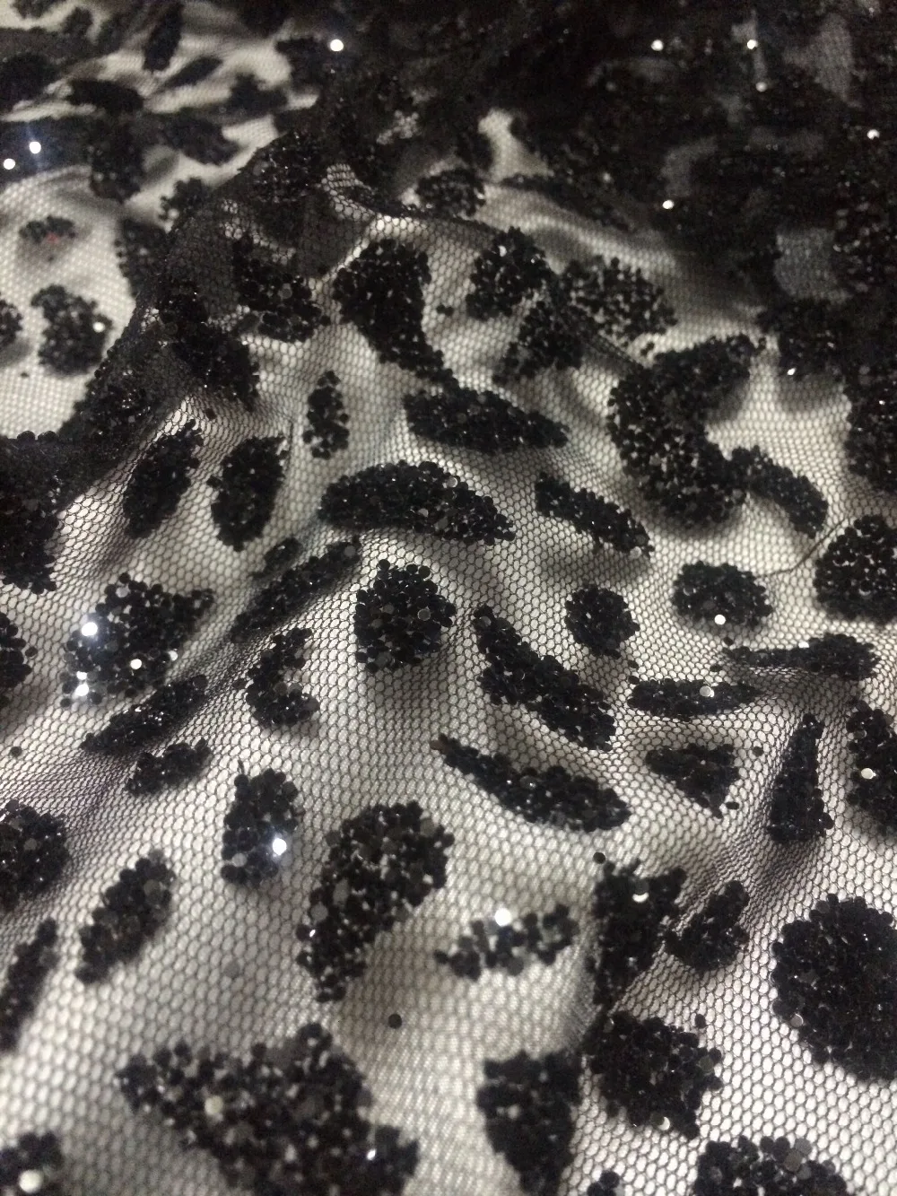 Модная французская кружевная ткань CGL3360 для свадебной вечеринки черное