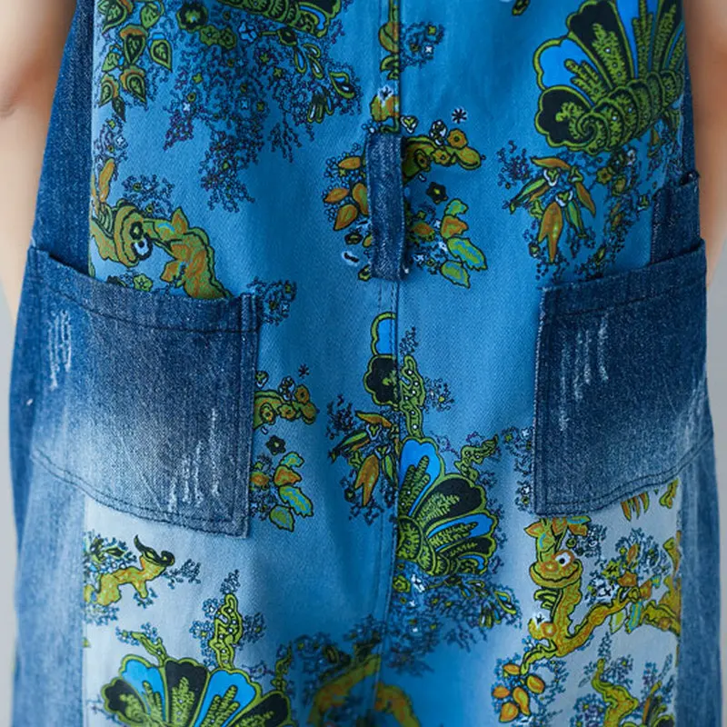 Комбинезоны женские широкие с принтом|Женские комбинезоны| |