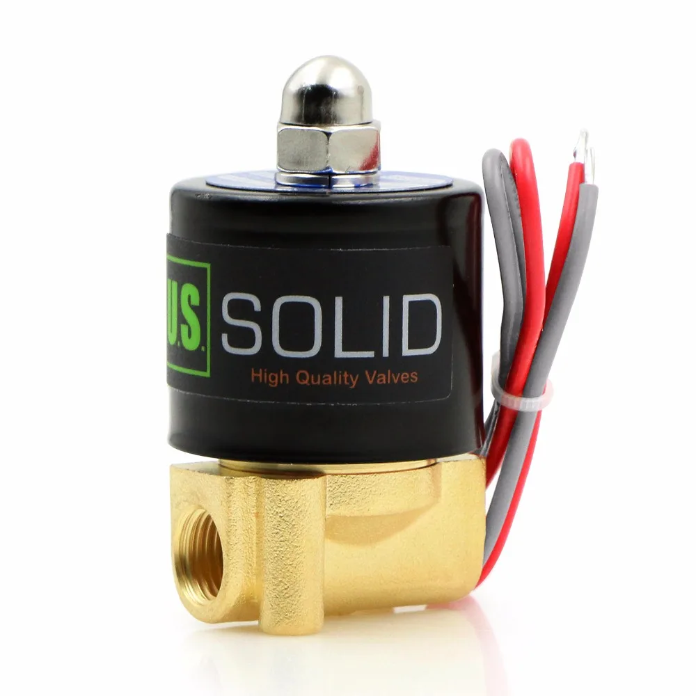 1/4&quot латунь Электромагнитный клапан NPT нормально закрытый 24 В AC|solenoid valve|electric solenoid