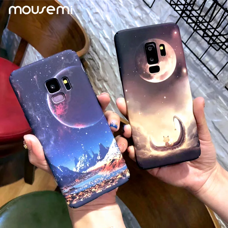 Чехол MOUSEMI Note 9 8 для Samsung S9 ударопрочный жесткий чехол телефона с цветком S8 Galaxy Plus S7