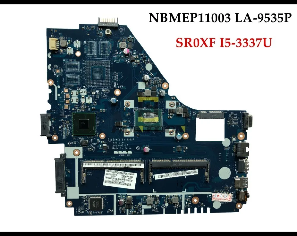 Высококачественная материнская плата Z5WE1 для ноутбука ACER Aspire LA-9535P E1-570 NBMEP11003 SR0XL