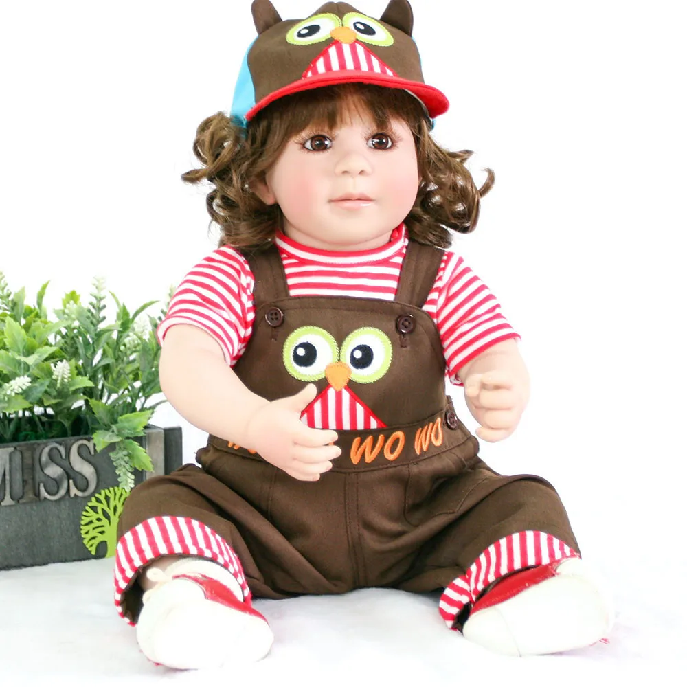 

Супер классные 60 см Кукла реборн ручной силиконовые Bebe Reborn мальчик кукла Boneca в куклы для девочек, одежда для девочек, подарок на день рождени...
