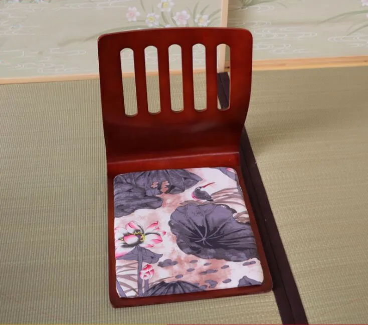 (4 шт./лот) Kotatsu Zaisu Стул из красного дерева отделка напольная Мебель азиатская