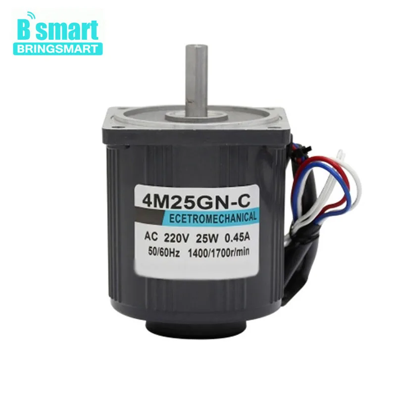 Электродвигатель переменного тока Bringsmart 4M25GN C 220 В + регулятор скорости