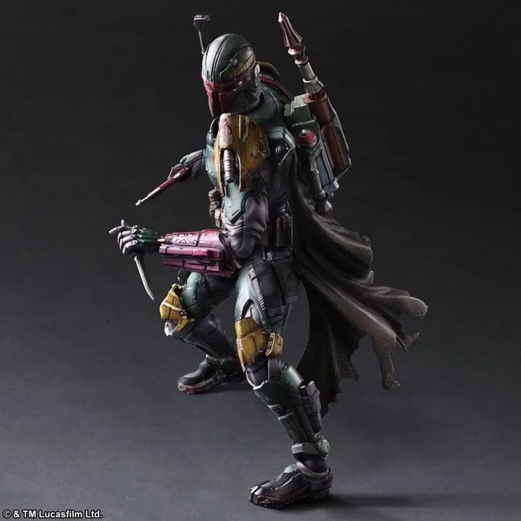 Звездные войны Boba Фетт/Джанго Фетт сын охотник за головами PA Play Arts Kai 28 см ПВХ