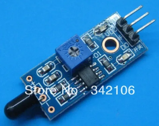 Бесплатная доставка! Модуль датчика огня обнаруживает инфракрасный приемник|flame