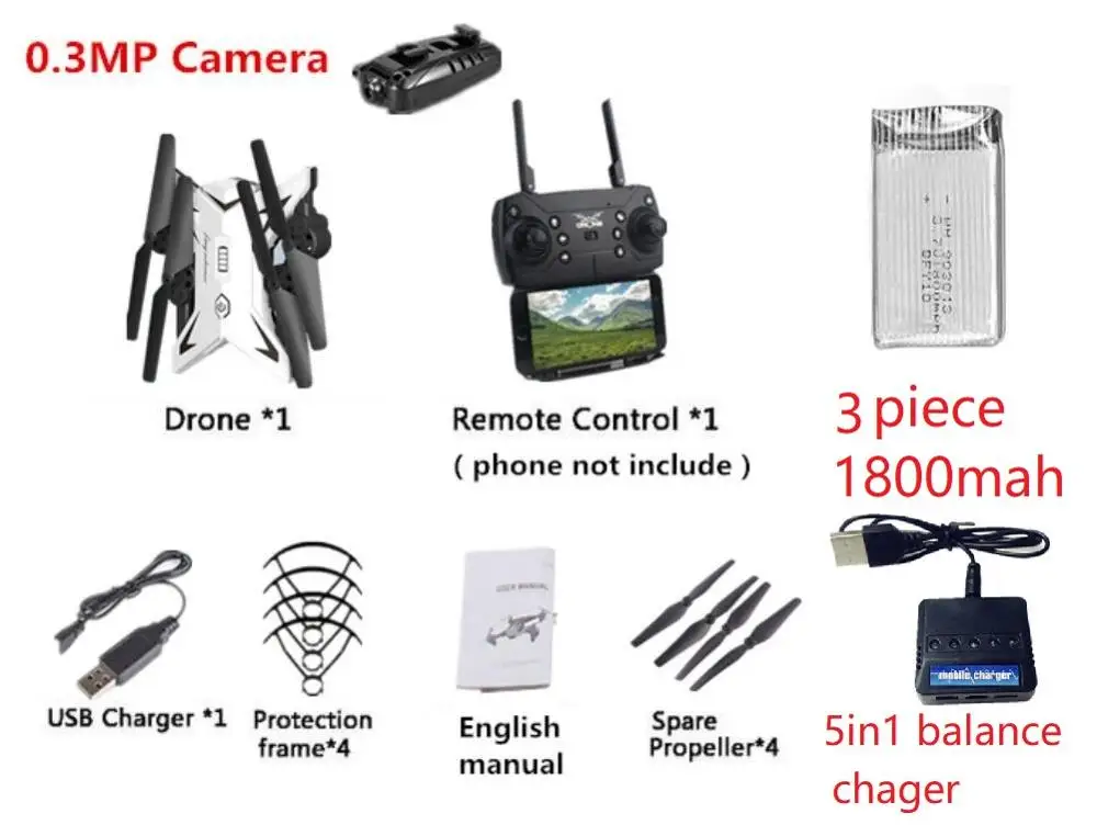 480P Camera KY601s Дроны с камерой HD 1080 P складной Квадрокоптер WiFi FPV живой Вертолет Hover Dron Com камера 20 минут Летающий гоночный Дрон - Цвет: 480P Camera