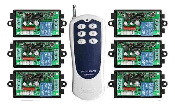 Выключатель света с дистанционным управлением 1000 м В переменного тока 1 канал|long