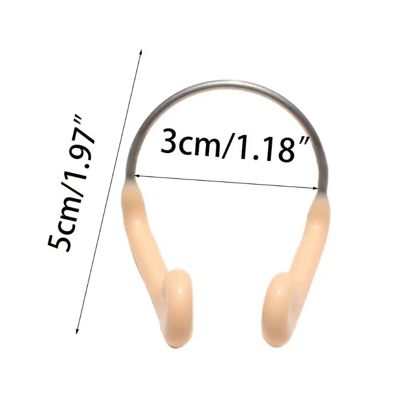 

Swimming Nose Clip Soft Silicone Pad Waterproof Surfing Nose Plug Protector Adjustable Comfortable Unisex Swim Accessories