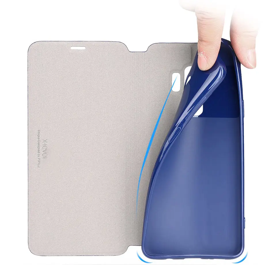 Ультратонкий чехол для samsung Galaxy S10, чехол S9, кожаный флип-чехол для samsung Galaxy S9 Plus, откидной Чехол S8, Note 9, Note9