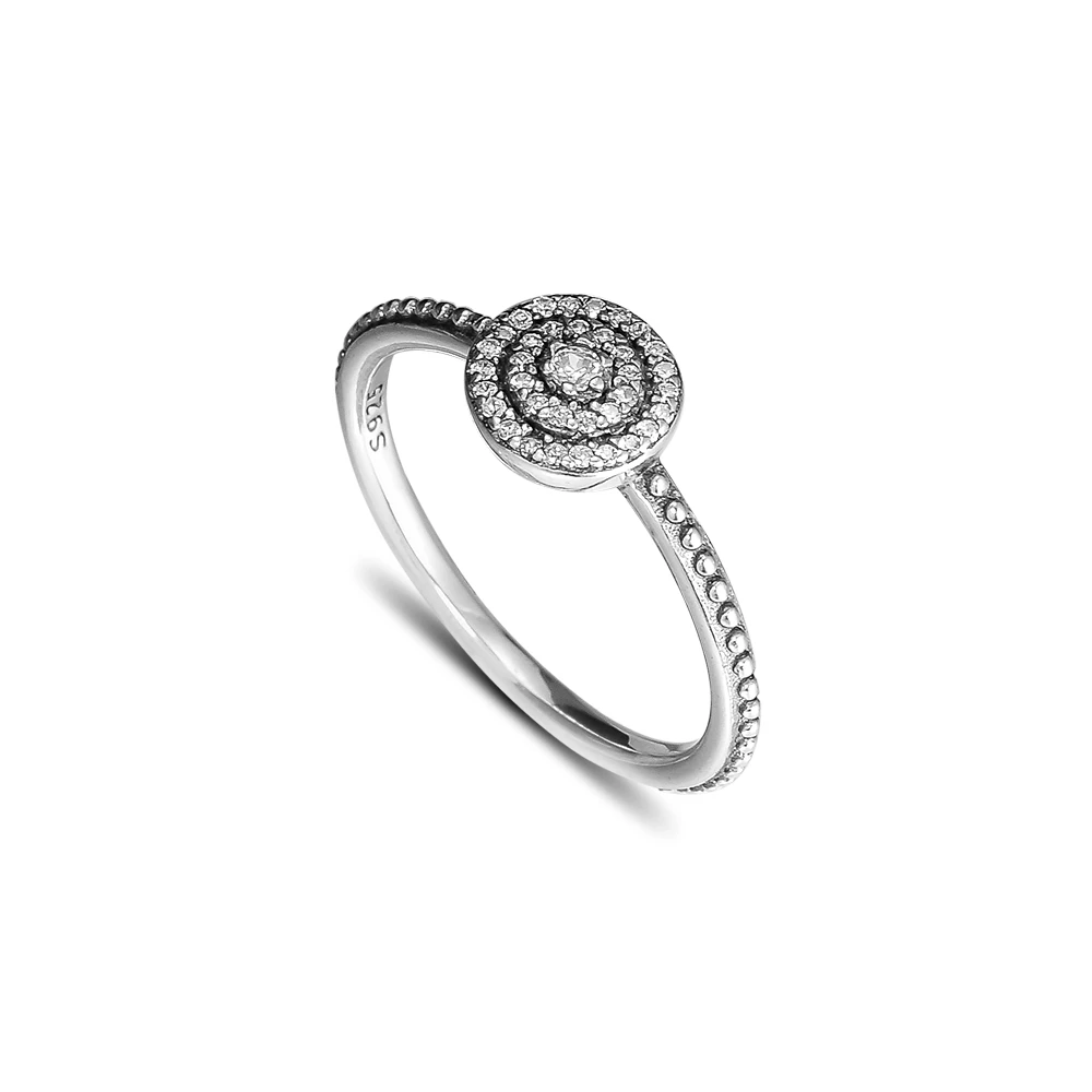 

CKK 925 Sterling Silver Radiant Elegance Rings For Women Original Jewelry Making Wedding Anniversary Gift