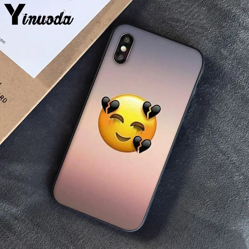 A4 Yinuoda разбитое сердце новое поступление черный чехол для телефона iPhone 8 7 6 6S 6Plus X XS MAX 5 5S SE XR 10 Чехол - Цвет: A4