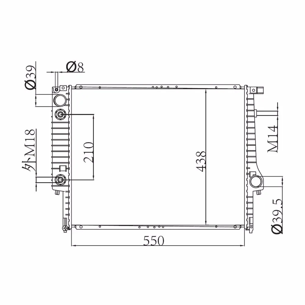 Автомобильный радиатор для BMW E30 E32 E34 730I 320I 325I X 530I V8 1985-1994 M20B20 25 M21D24 1723825 1719261 |