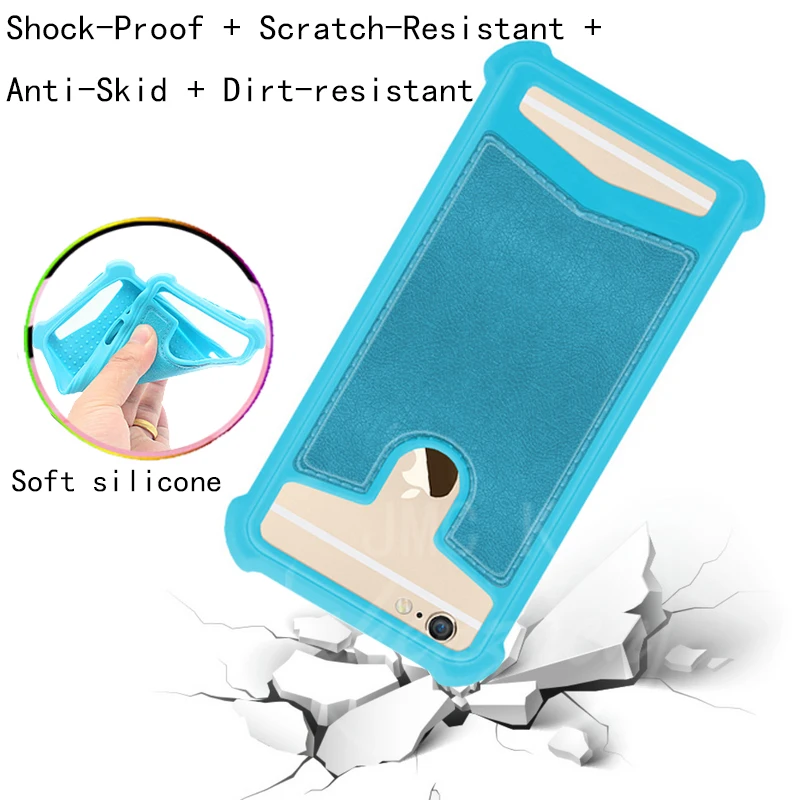 Newest Soft silicone Anti-Skid Anti-Knock Cover For Alcatel OneTouch Idol 3 5.5INCH OT-6045 OT6045 6045Y 6045K Leather Skin Bag |