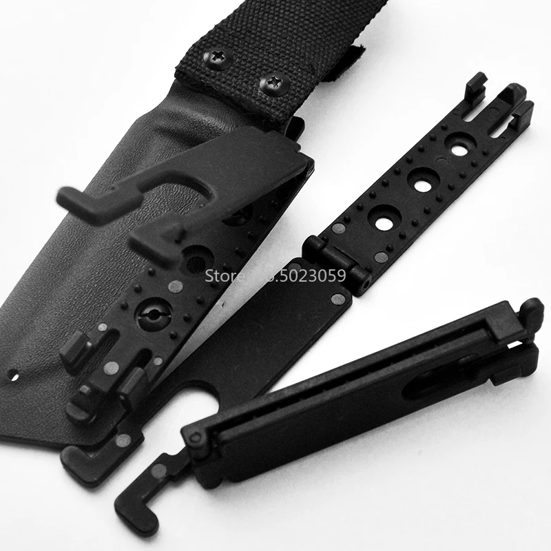 1 шт. MOLLE-LOK ножны К оболочка поясная клипса система ножны задняя клипса KYDEX ножны переносной клип K оболочка MOLLE пряжка